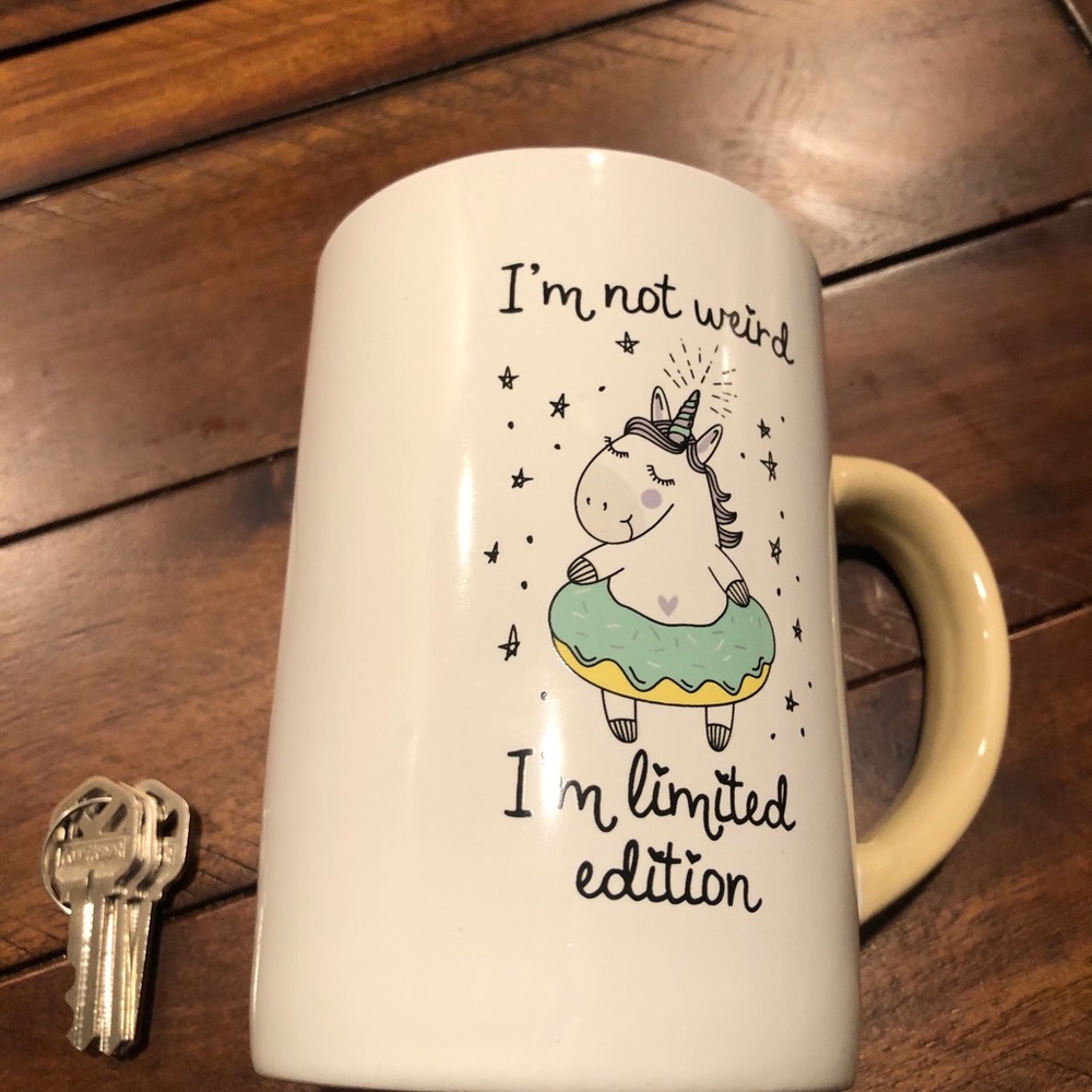 I am not weird Colletors mug NWOT